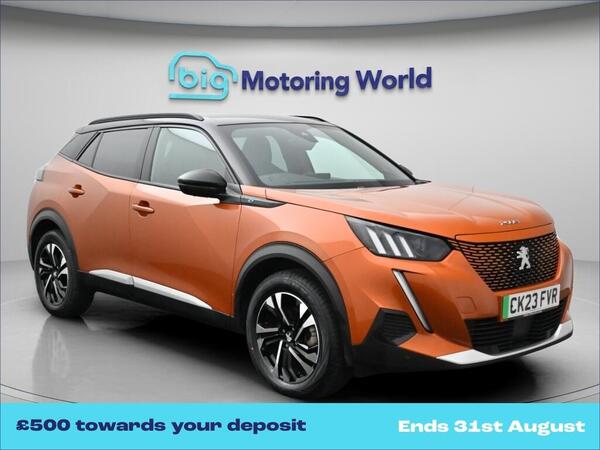 Orange 2023 Peugeot 2008 Estate Front-wheel drive Automatic