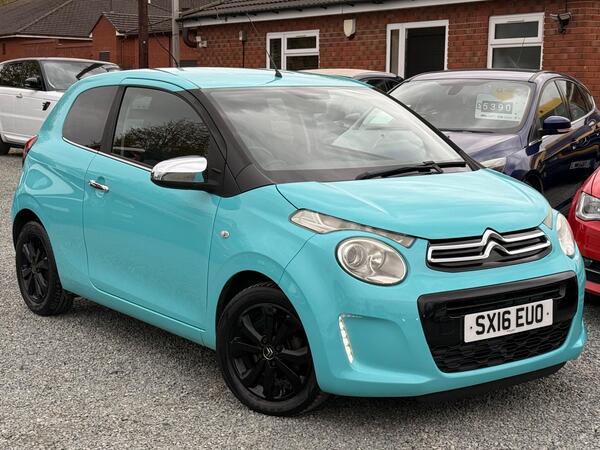 Blue 2016 Citroen C1 Hatchback Front-wheel drive Manual