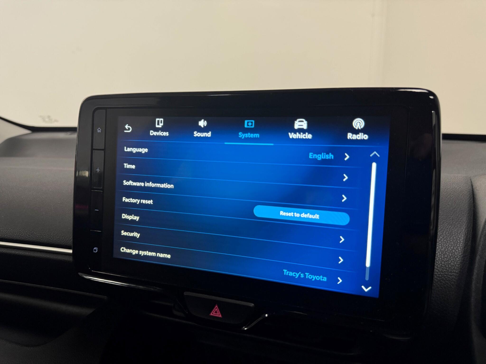 Toyota Yaris view 45