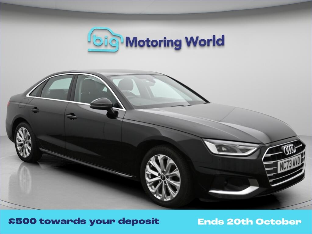 Black 2024 Audi A4 Saloon Front-wheel drive Automatic