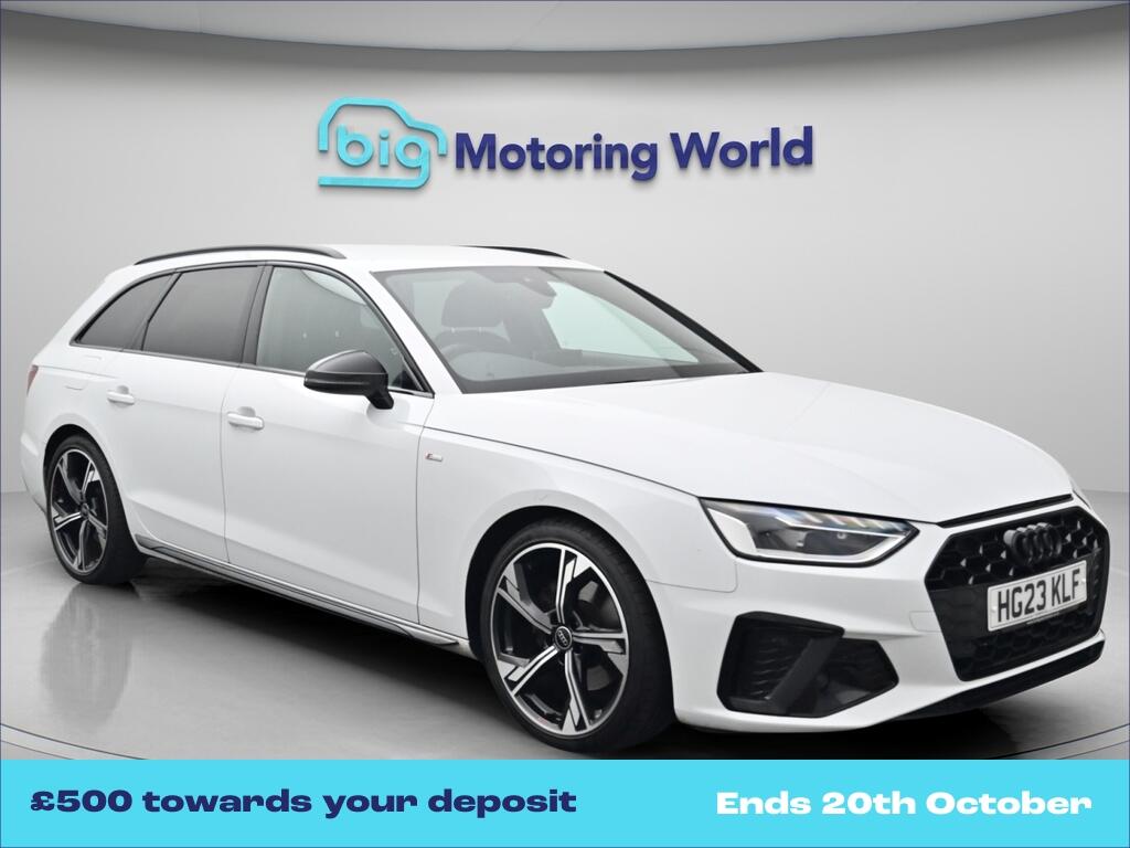 White 2023 Audi A4 Estate Front-wheel drive Automatic