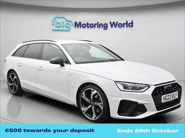 White 2023 Audi A4 Estate Front-wheel drive Automatic