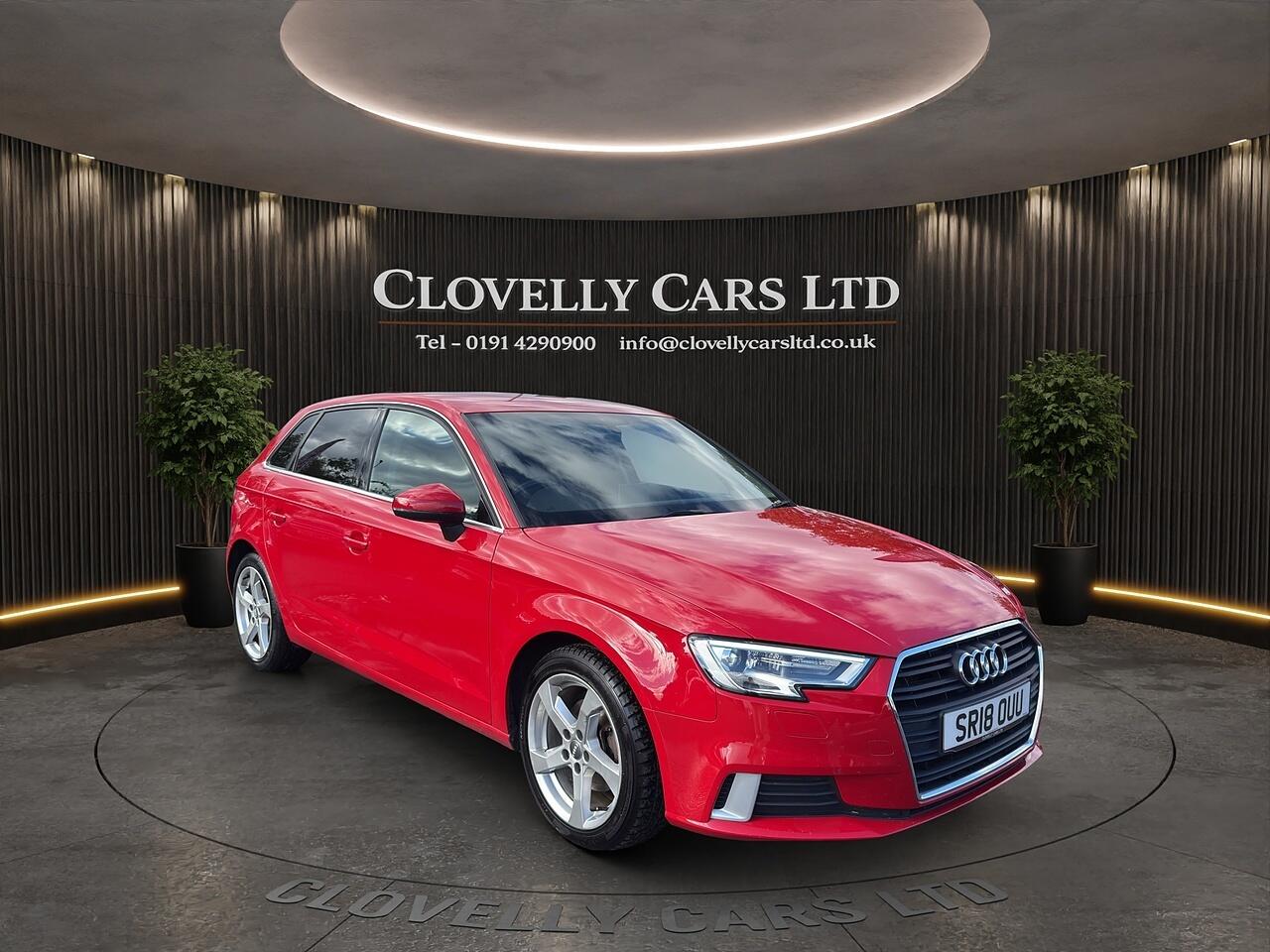 2018 Audi A3 in Red for sale