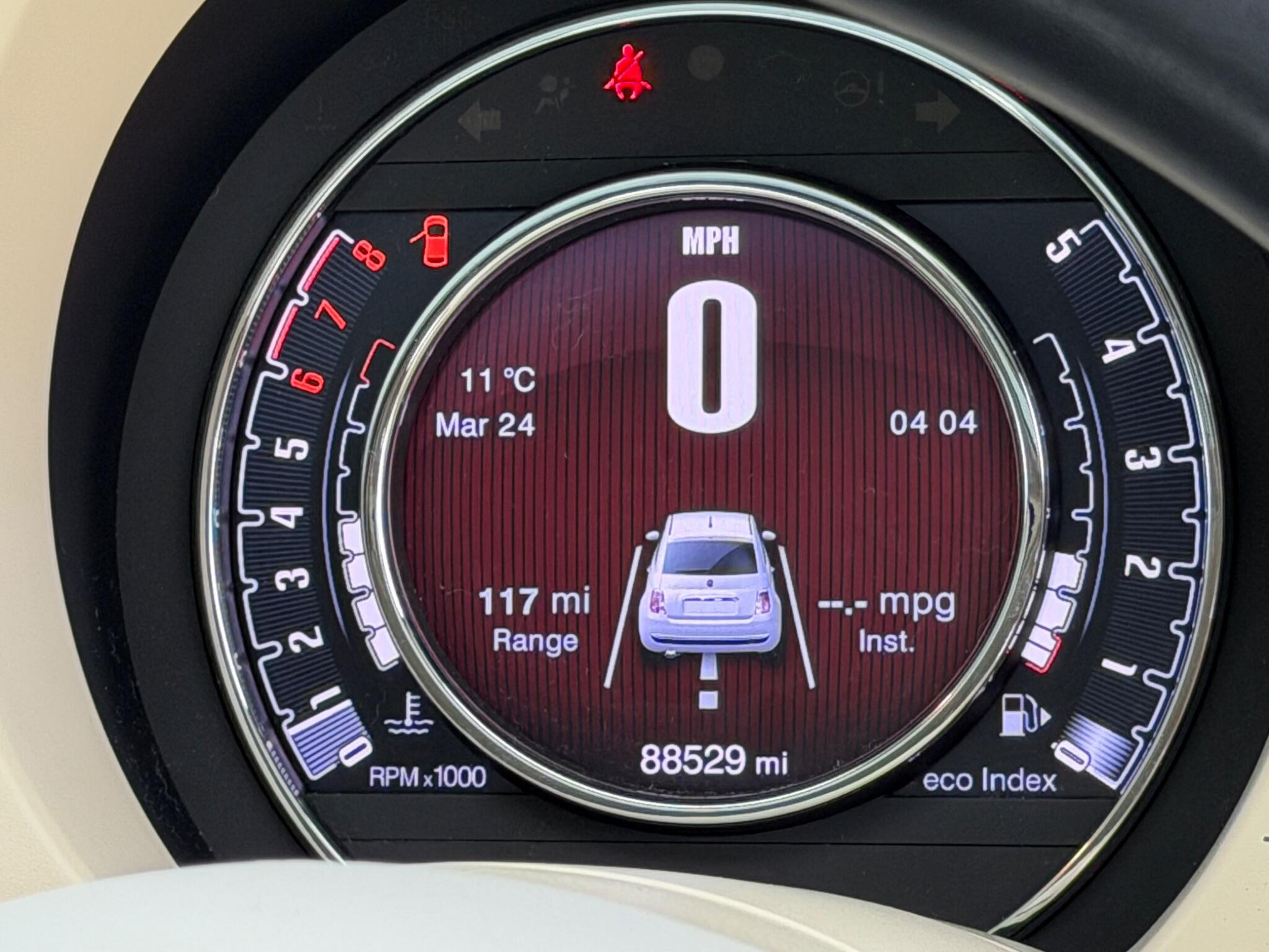 2014 Fiat 500 1.2 Lounge Euro 6 (s/s) 3dr image 21