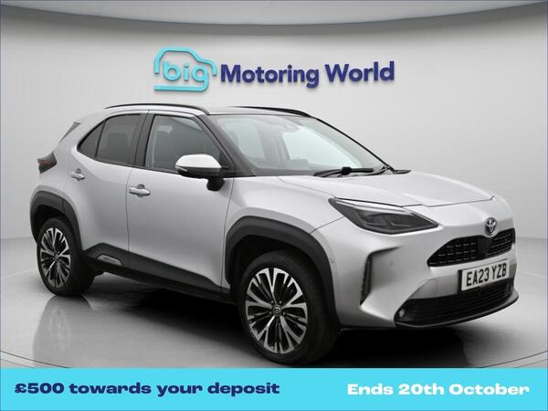 Silver 2023 Toyota Yaris Cross Estate Front-wheel drive Automatic