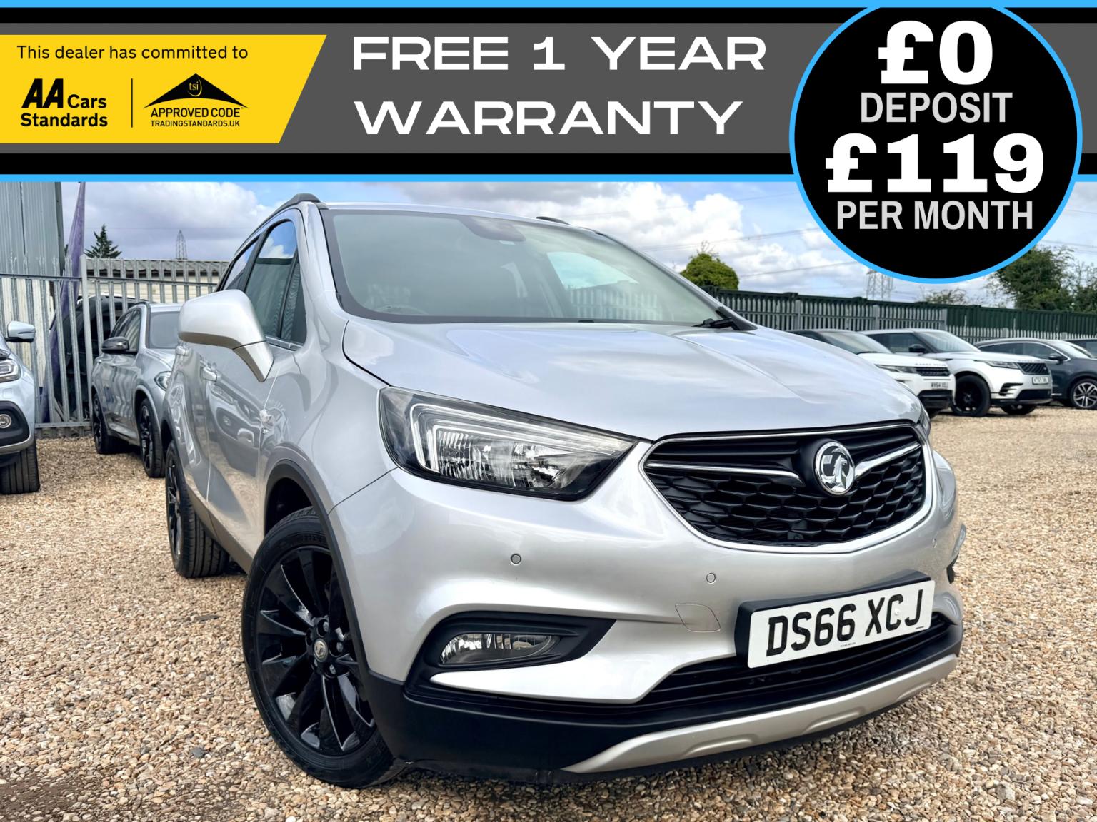 2016 Vauxhall Mokka X in Silver for sale