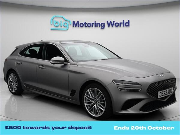 Silver 2022 Genesis G70 Estate Rear-wheel drive Automatic