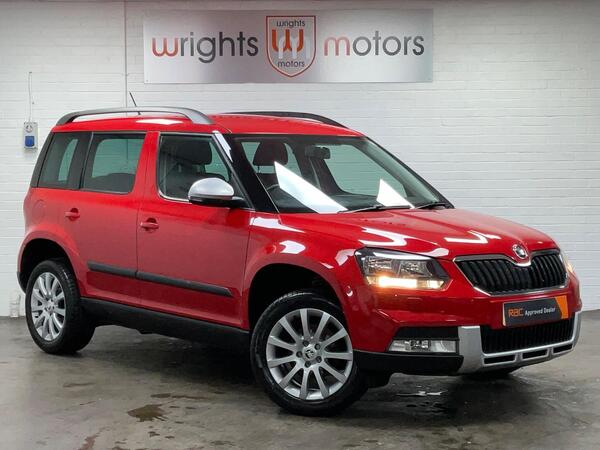 Red 2016 Skoda Yeti Outdoor Estate Front-wheel drive Automatic