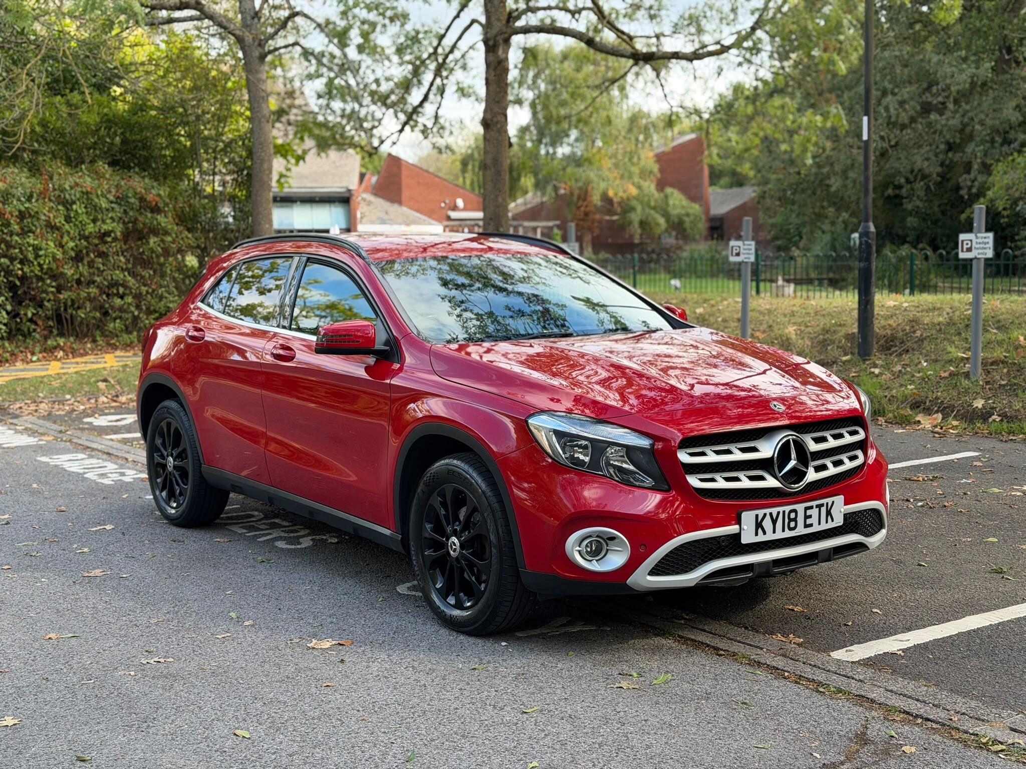 2018 Mercedes-Benz Gla in Red for sale