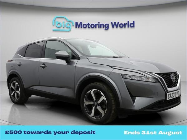 Grey 2023 Nissan Qashqai Hatchback Front-wheel drive Manual