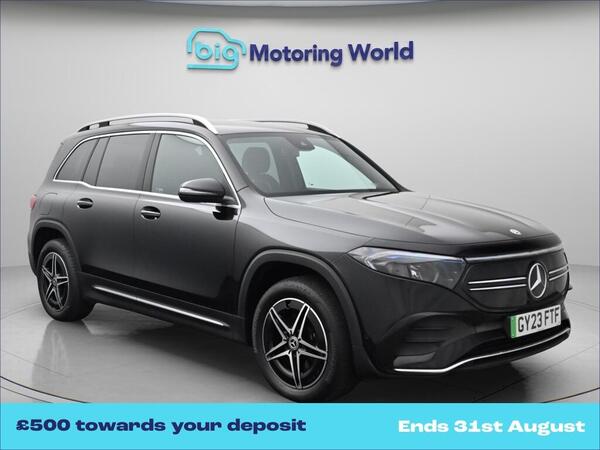 Black 2023 Mercedes-Benz EQB Estate All-wheel drive Automatic