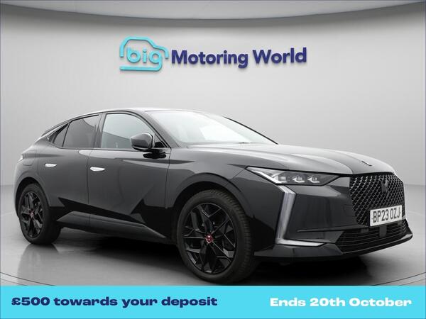 2023 DS DS 4 1.6 E-tense Performance Line + 5dr Eat8