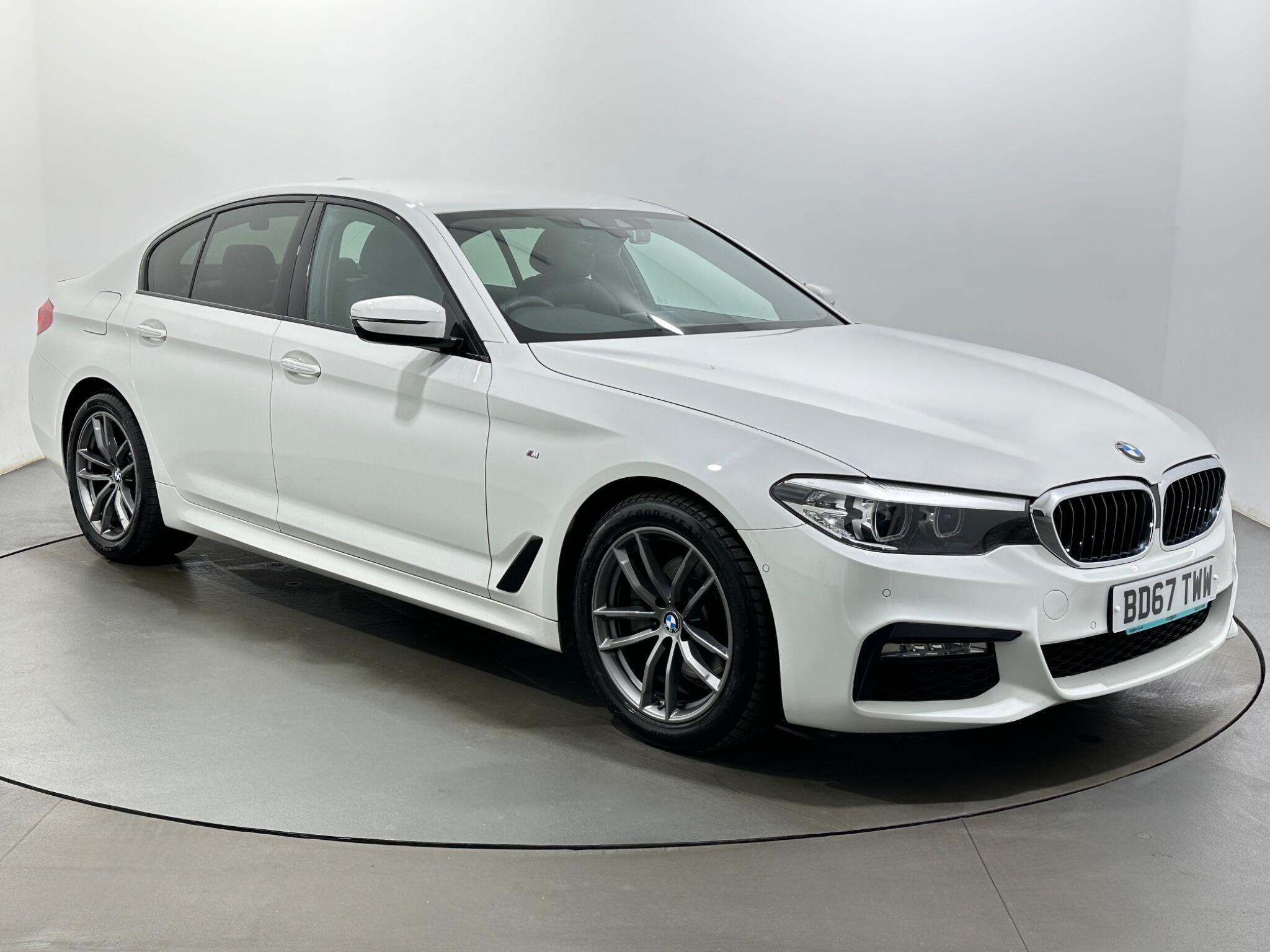 2017 BMW 5 Series in White for sale
