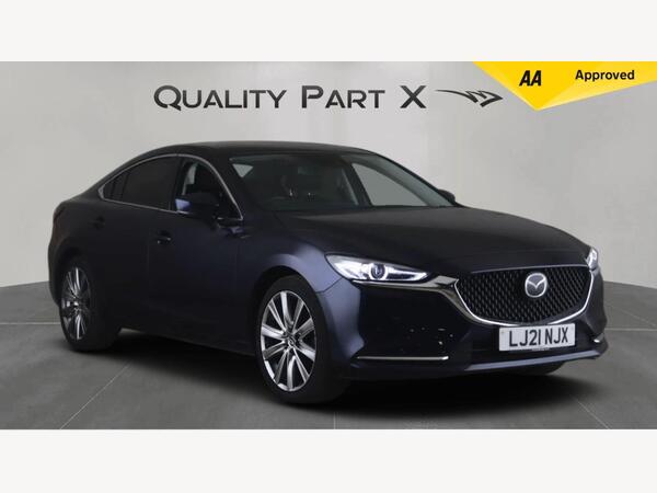 Blue 2021 Mazda Mazda6 Saloon Front-wheel drive Manual