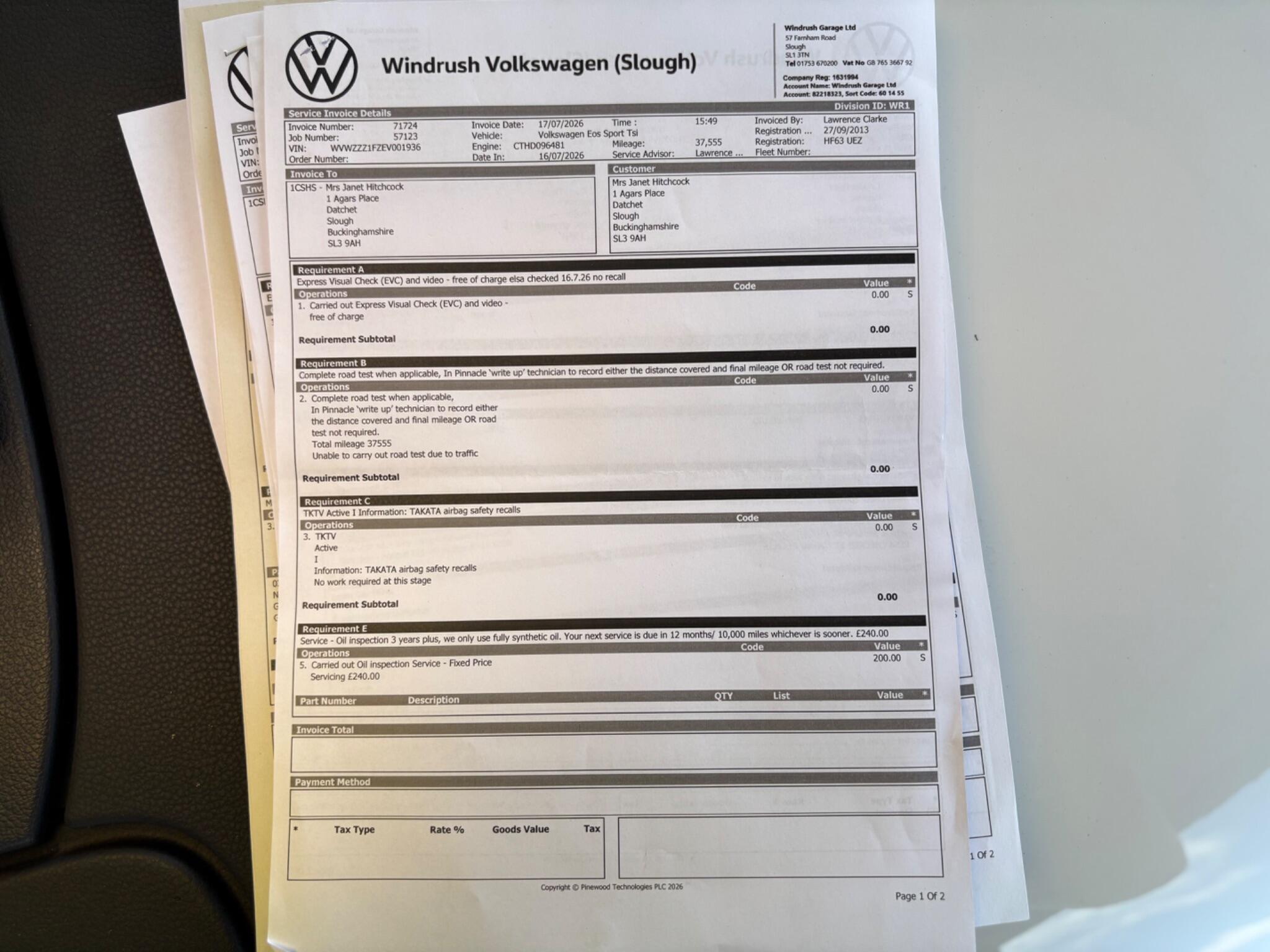 Volkswagen Eos view 22