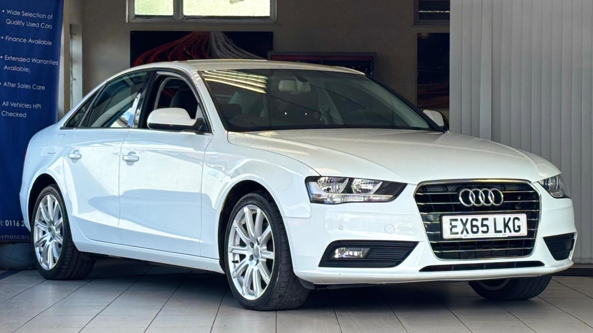 2015 Audi A4 in White for sale