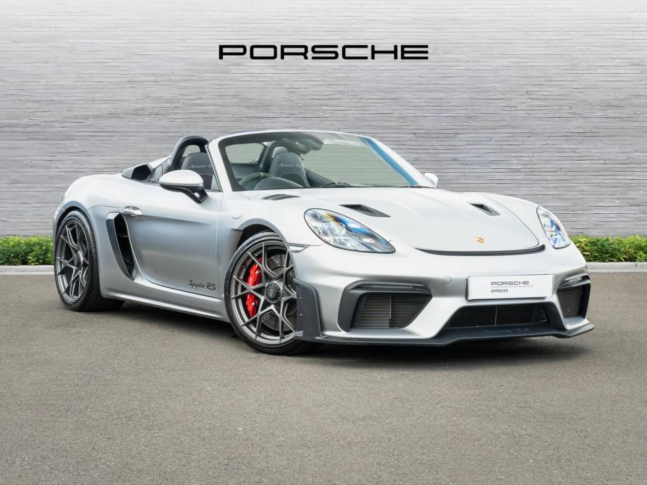 2024 Porsche 718 Spyder in Silver for sale