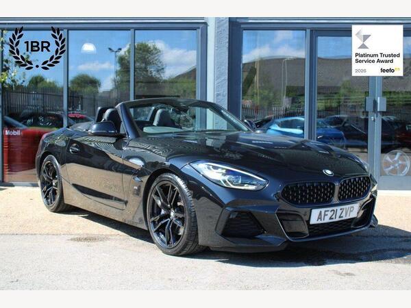Black 2021 BMW Z4 Saloon Rear-wheel drive Automatic