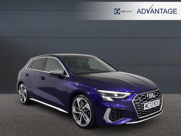 Blue 2023 Audi S3 Hatchback All-wheel drive Automatic