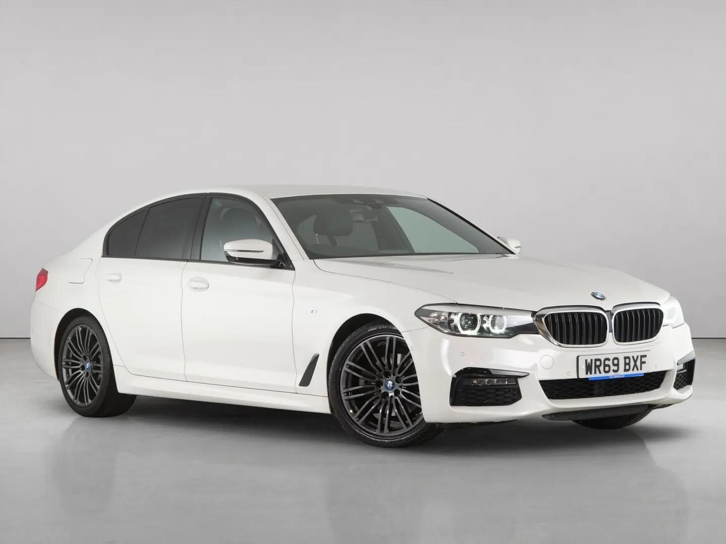 2019 BMW 5 Series in White for sale