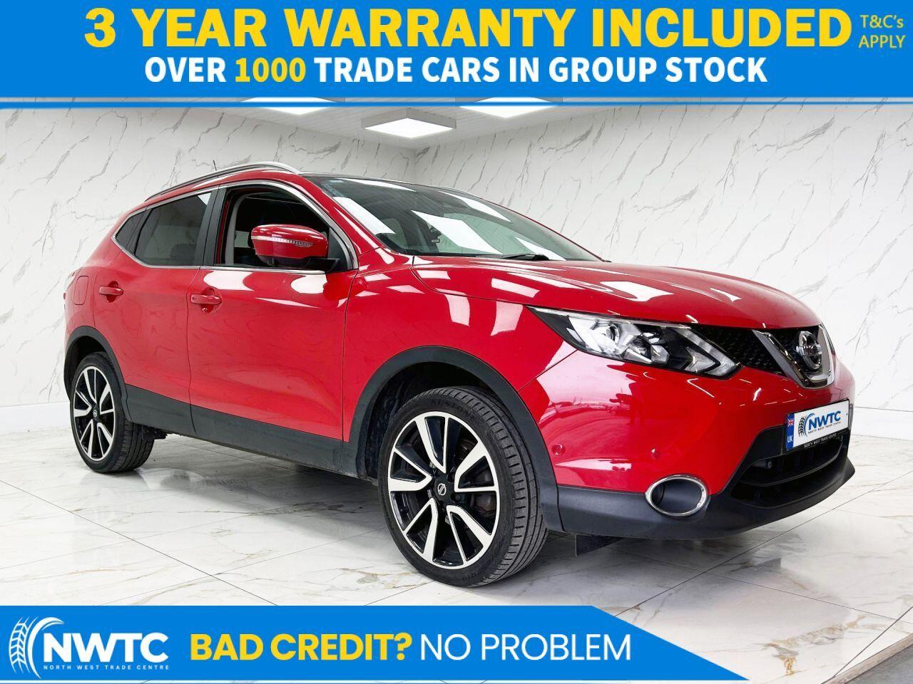 2017 Nissan Qashqai in Red for sale