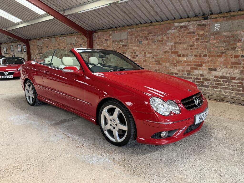 2007 Mercedes-Benz CLK in Red for sale