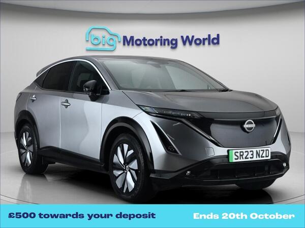 Grey 2023 Nissan Ariya Hatchback Front-wheel drive Automatic