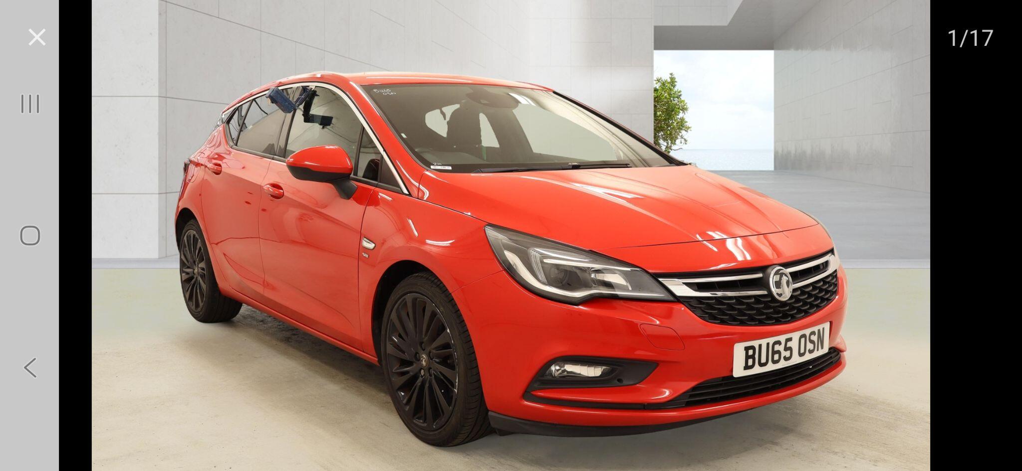 2015 Vauxhall Astra in Red for sale