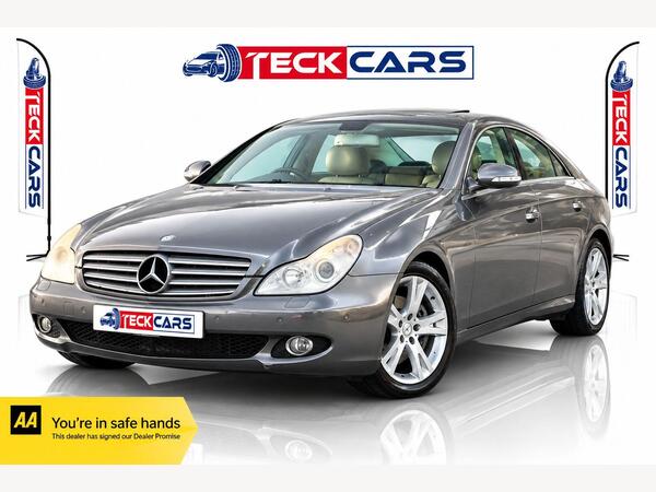 Grey 2005 Mercedes-Benz CLS-Class Coupe Rear-wheel drive Automatic
