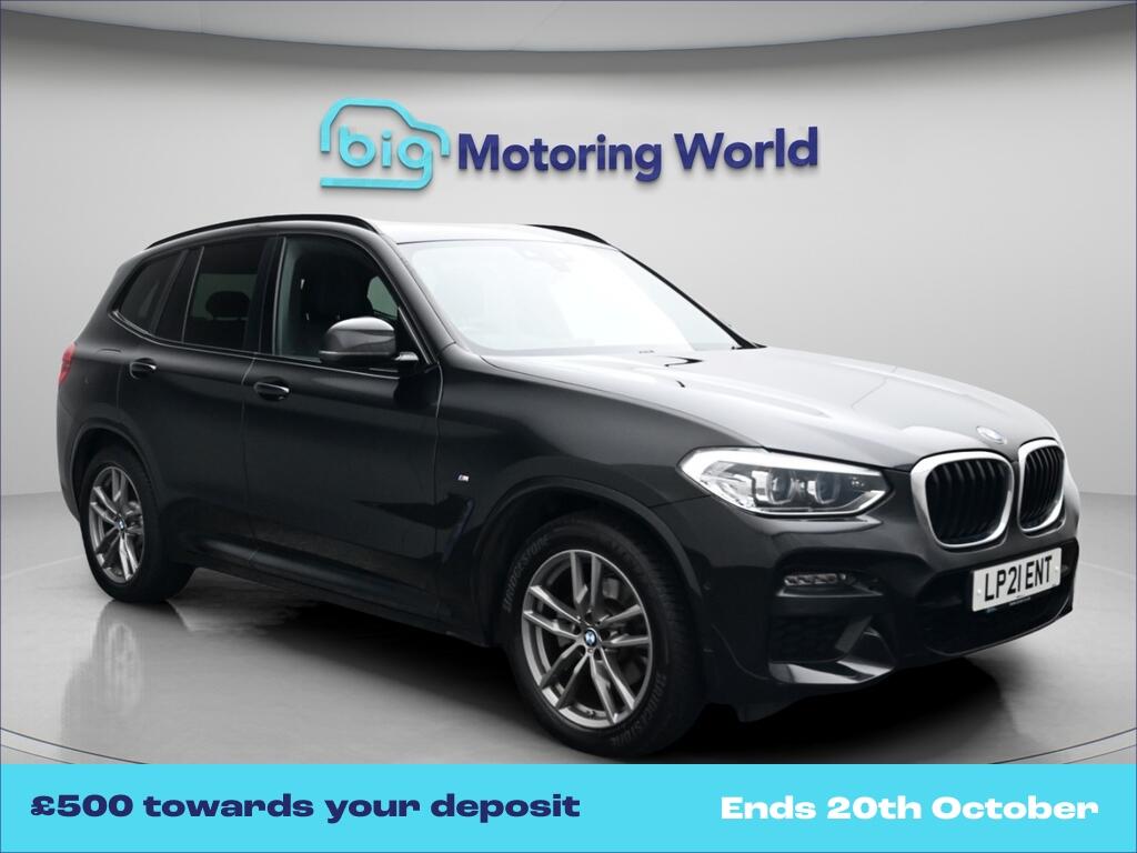 Black 2021 BMW X3 SUV/Crossover All-wheel drive Automatic