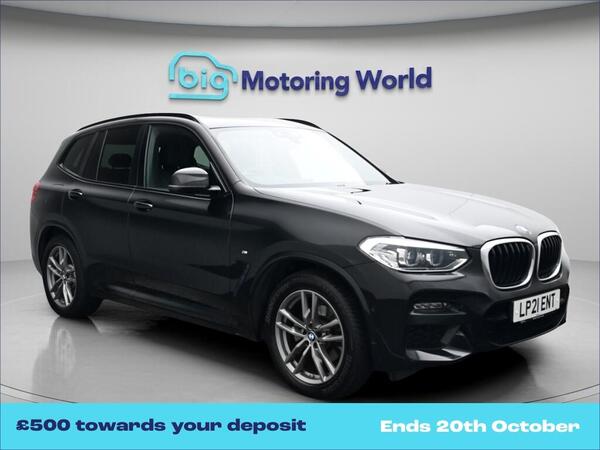 Black 2021 BMW X3 SUV/Crossover All-wheel drive Automatic