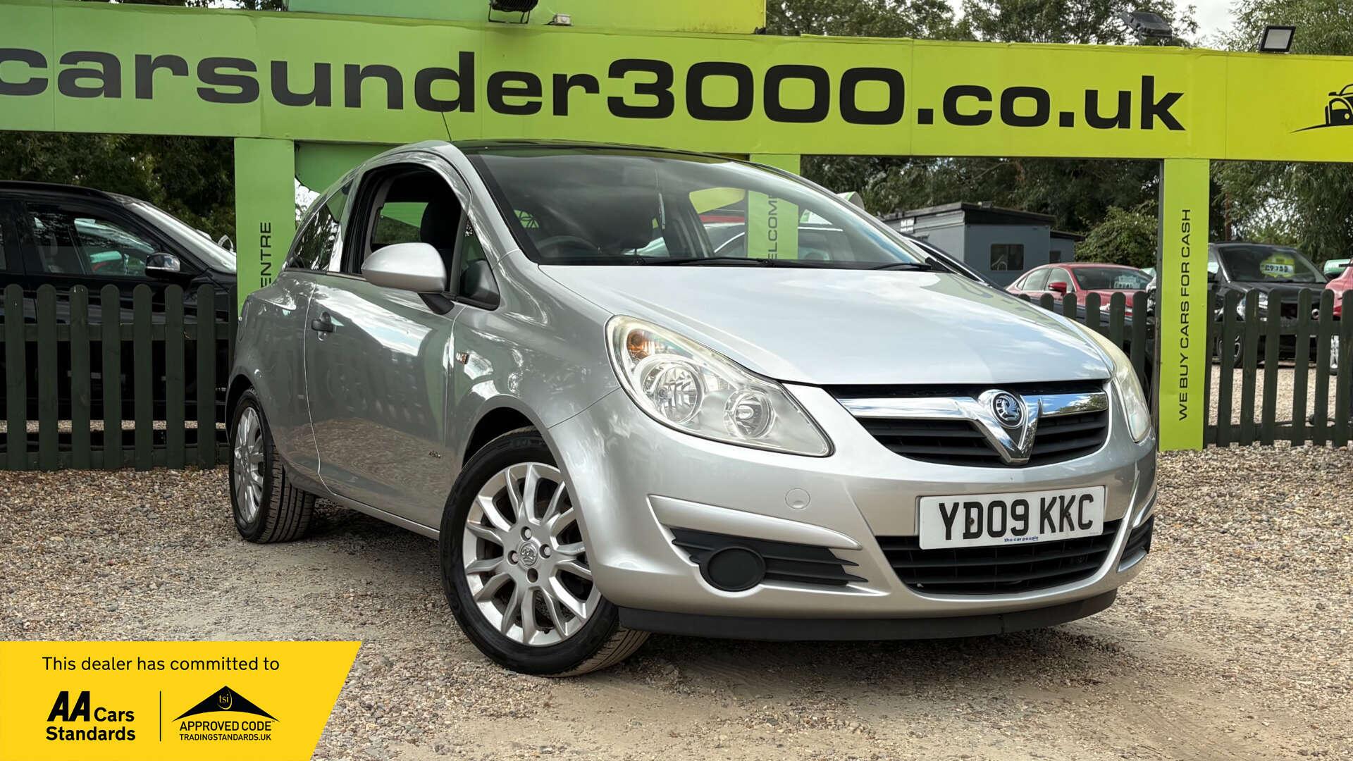 2009 Vauxhall Corsa in Silver for sale