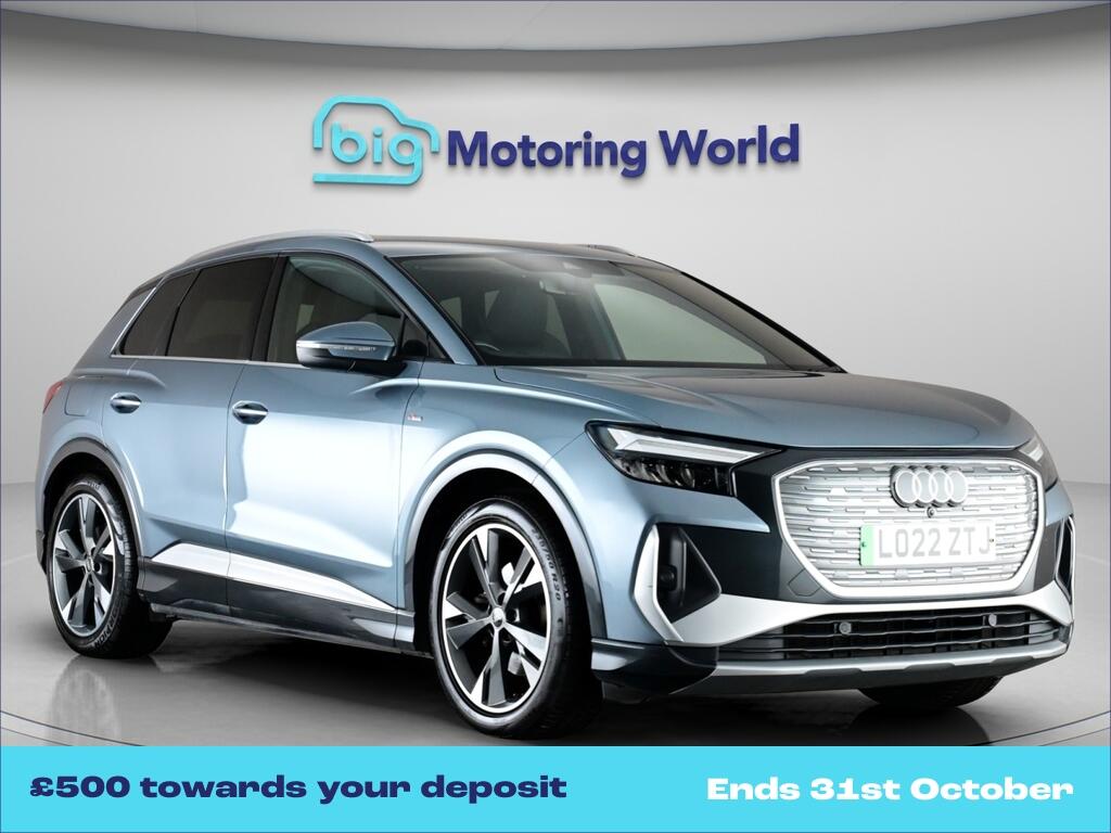 Blue 2022 Audi Q4 E-Tron SUV/Crossover Rear-wheel drive Automatic