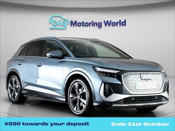 Blue 2022 Audi Q4 E-Tron SUV/Crossover Rear-wheel drive Automatic