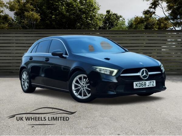 Black 2019 Mercedes-Benz A-Class 1.5d A180d Sport Hatchback 5d 7G-DCT Hatchback Front-wheel drive Automatic