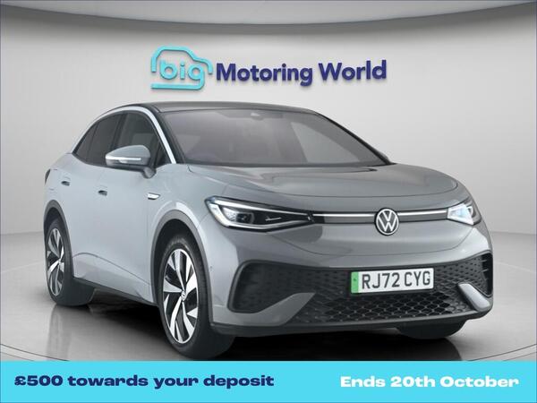 Grey 2022 Volkswagen ID.5 Coupe Rear-wheel drive Automatic