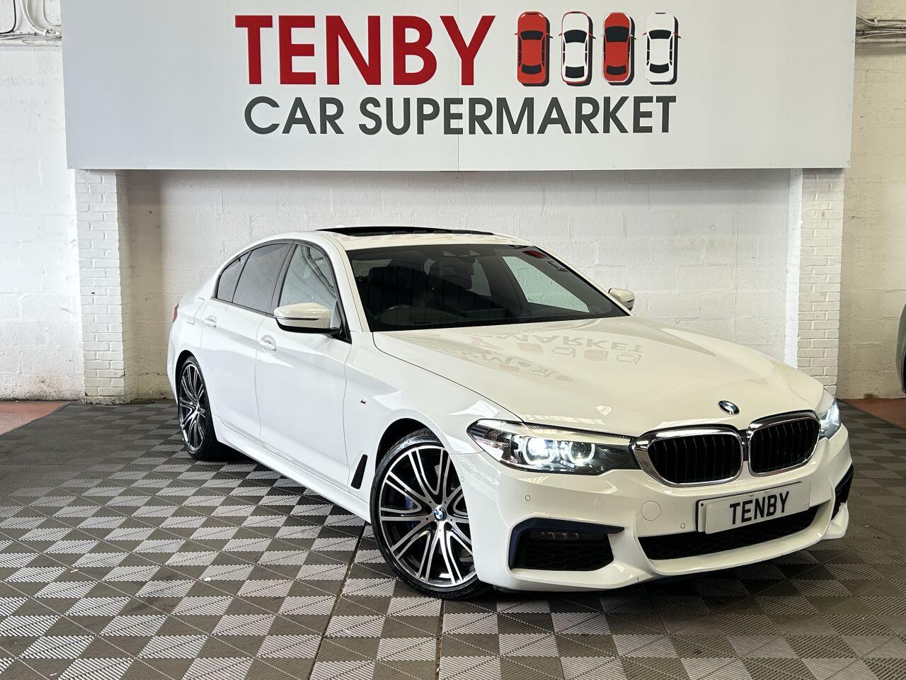 2019 BMW 5 Series in White for sale