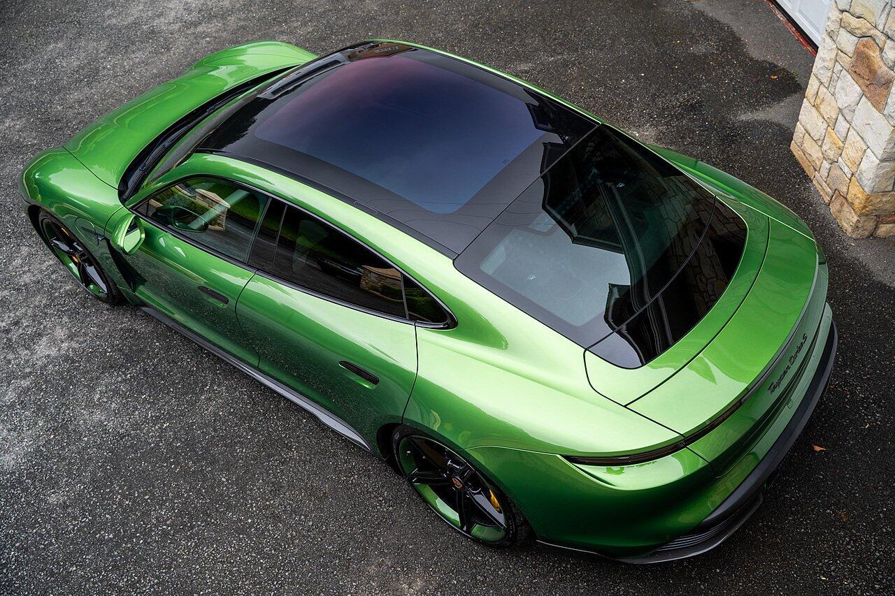 Porsche Taycan view 45