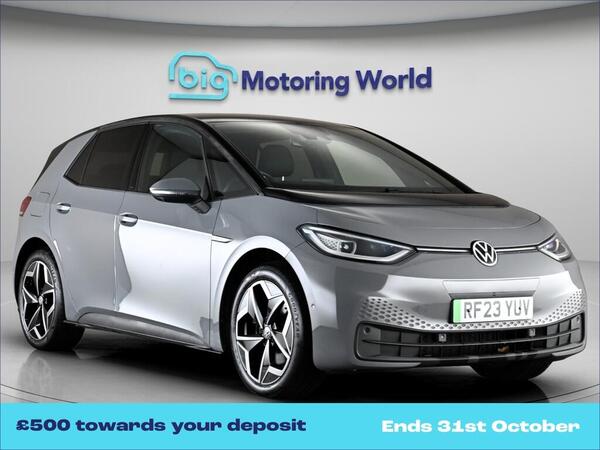 Grey 2022 Volkswagen ID.3 Hatchback Rear-wheel drive Automatic