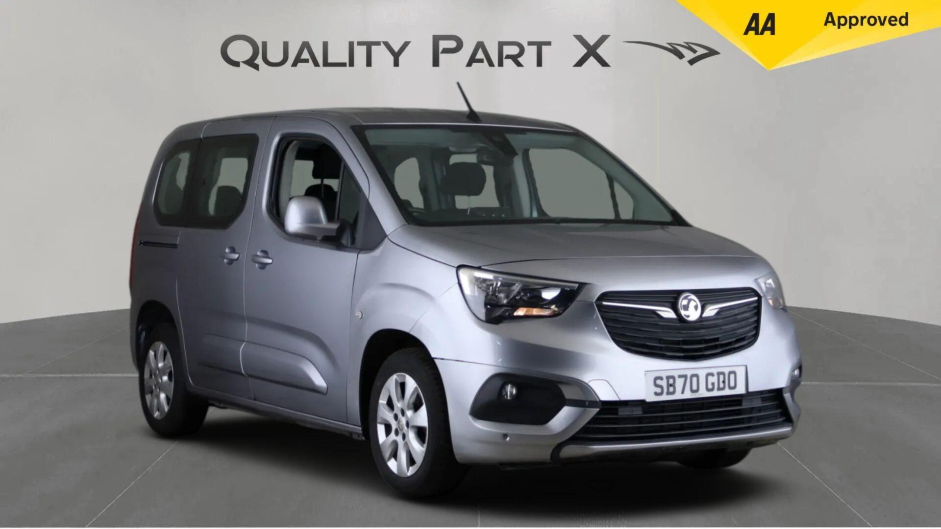 Grey 2020 Vauxhall Combo Life MPV Front-wheel drive Automatic