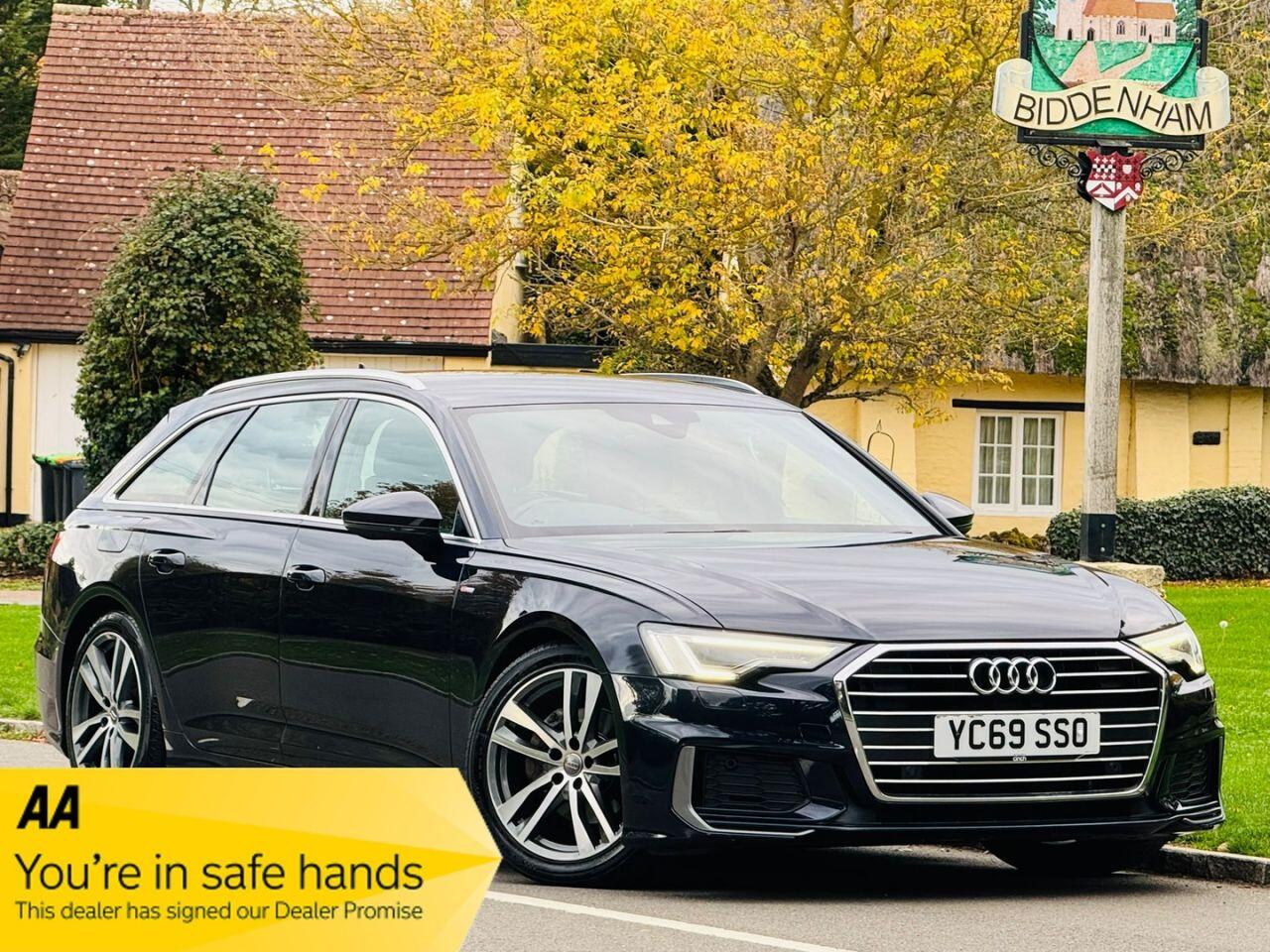 Blue 2019 Audi A6 Estate Front-wheel drive Automatic