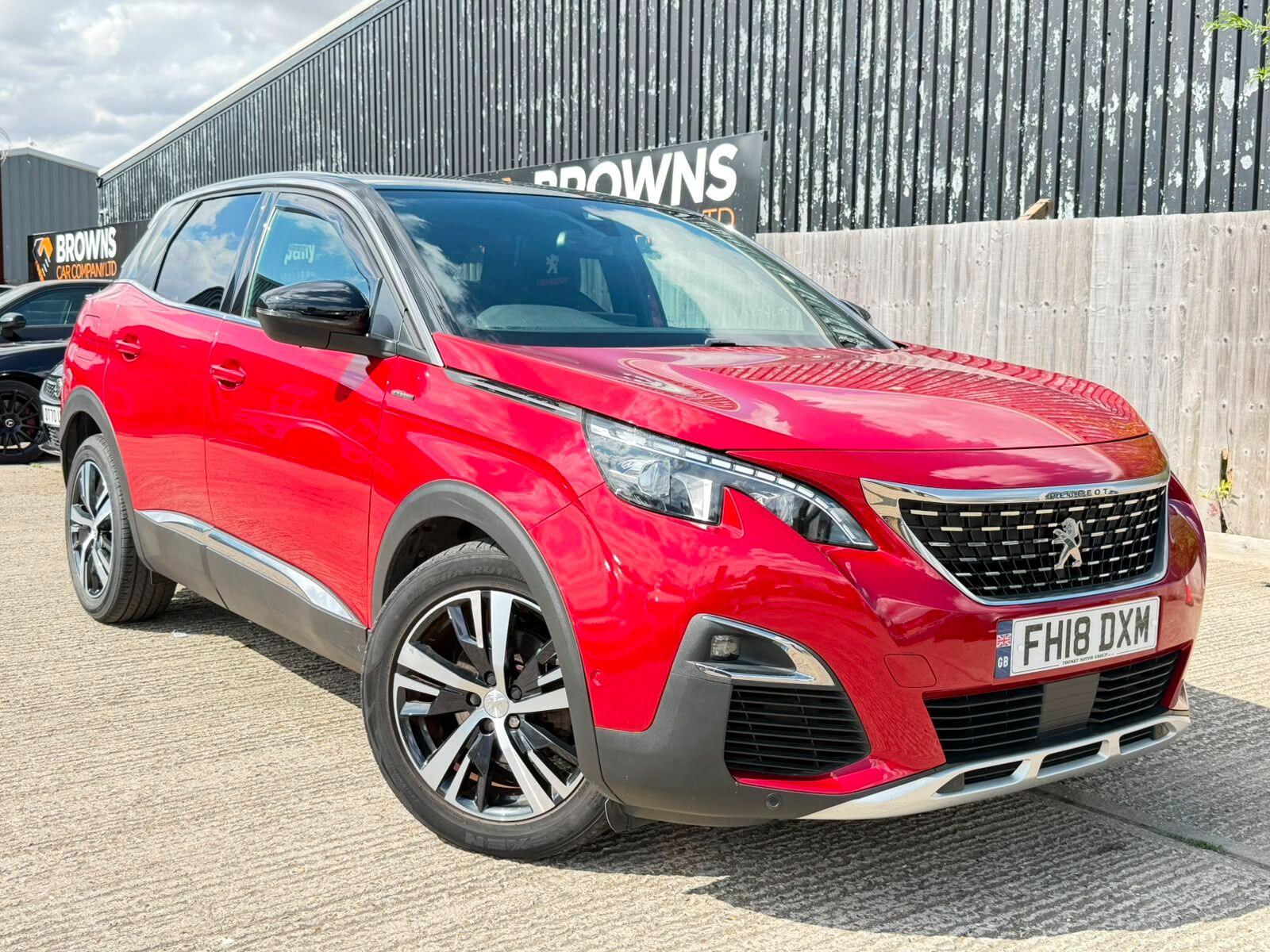2018 Peugeot 3008 in Red for sale