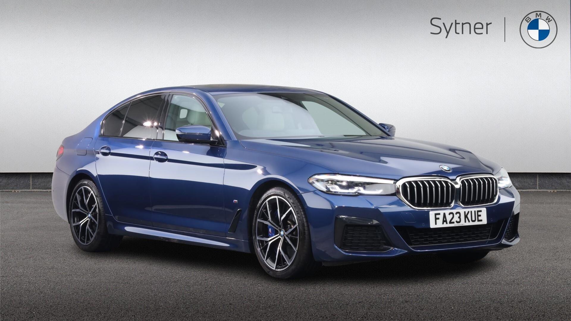 2023 BMW 5 Series in Blue for sale