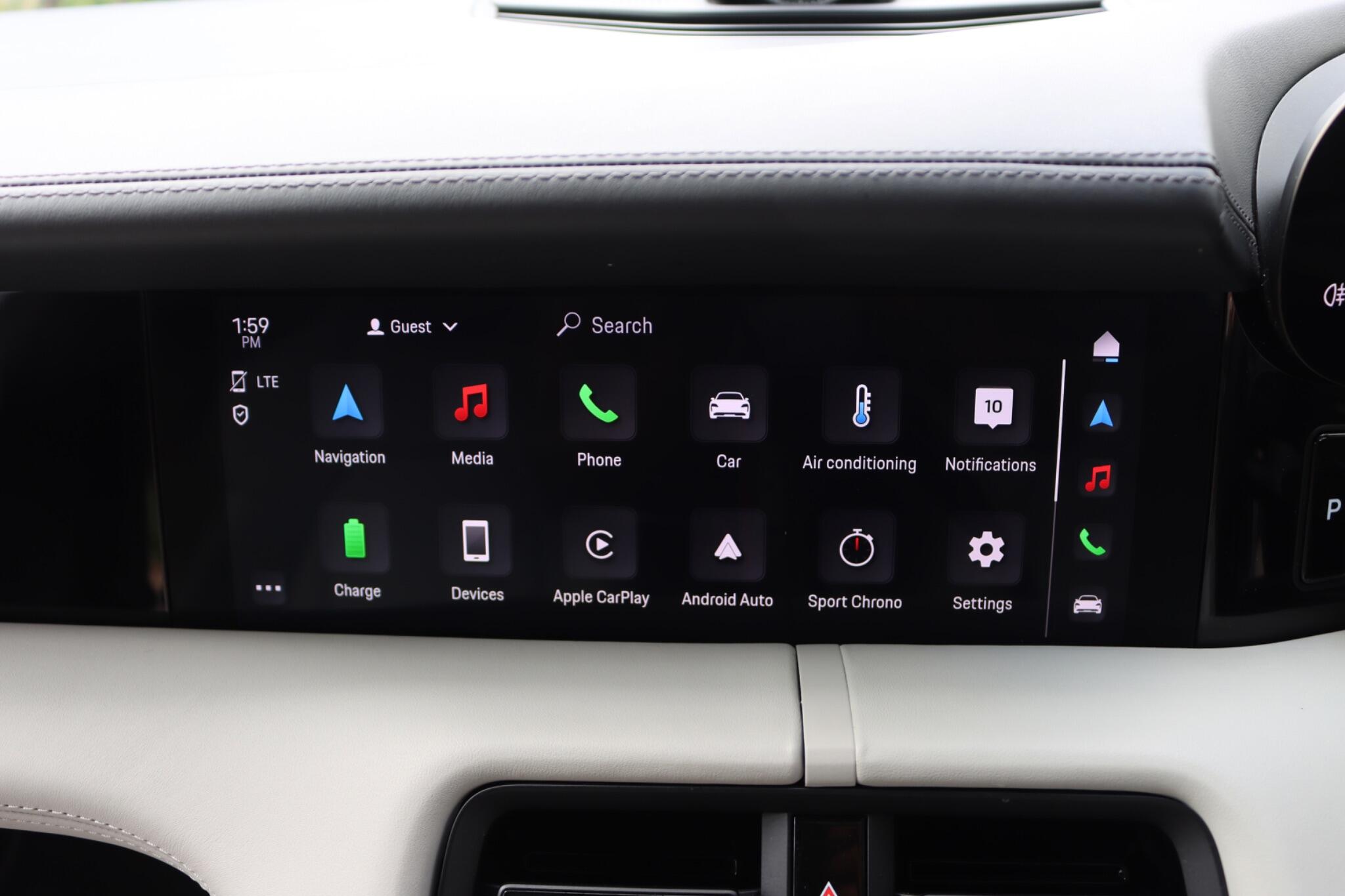 Porsche Taycan view 90