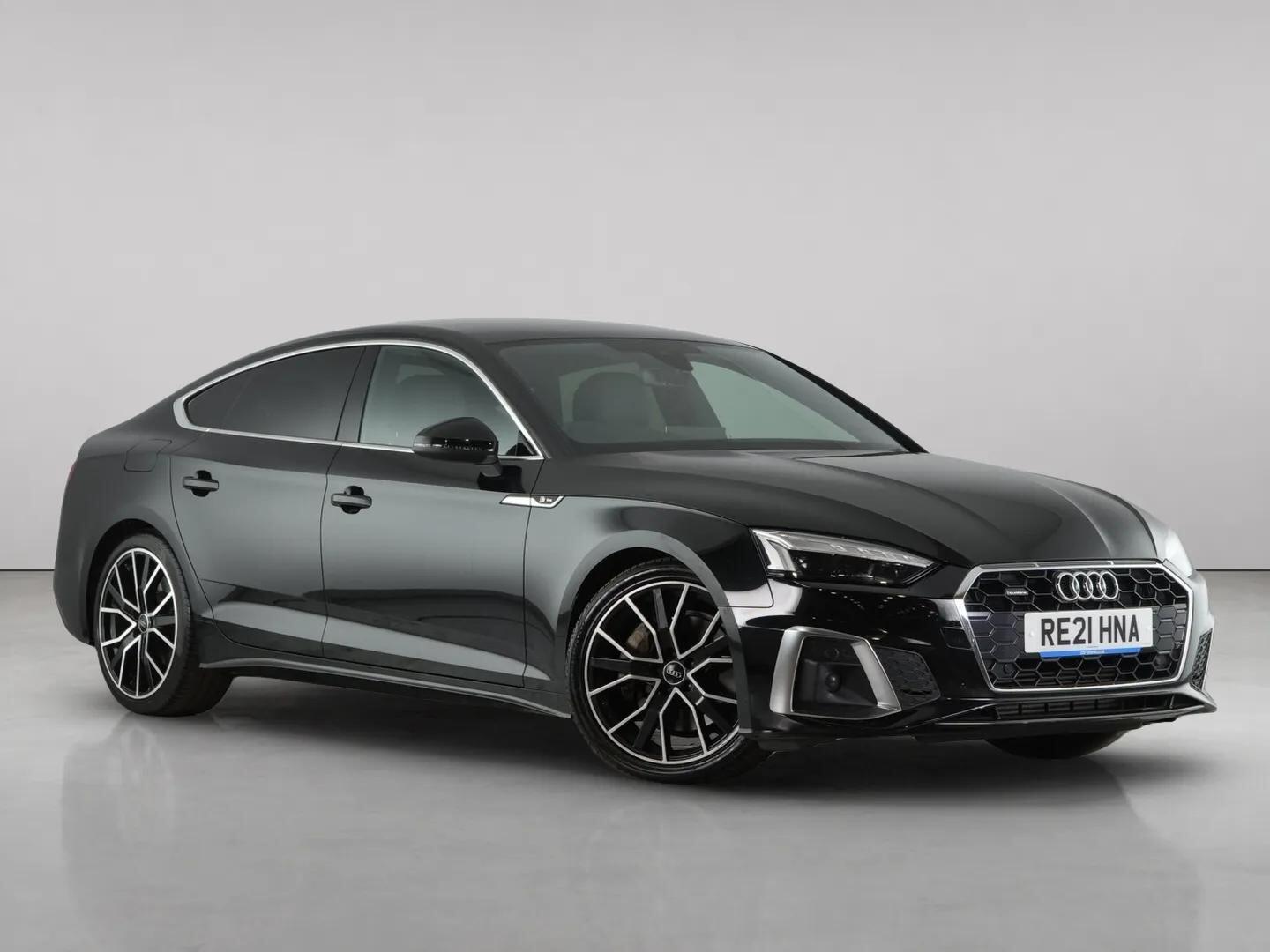 Black 2021 Audi A5 Hatchback All-wheel drive Automatic
