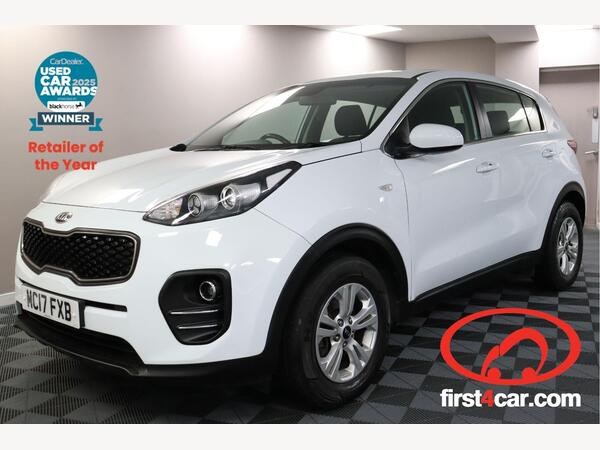 White 2017 Kia Sportage SUV/Crossover Front-wheel drive Manual