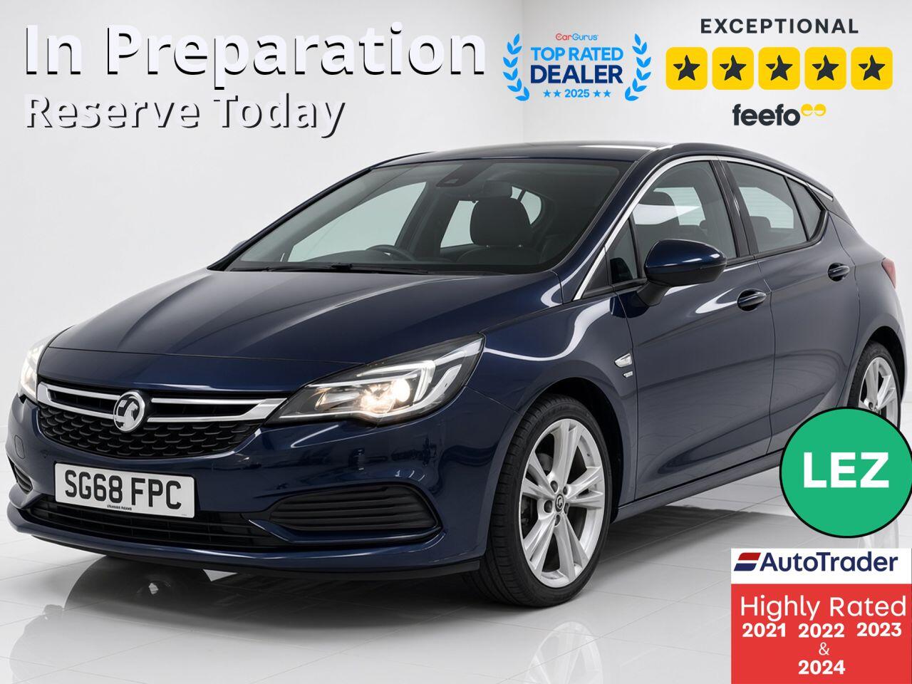 2018 Vauxhall Astra in Blue for sale