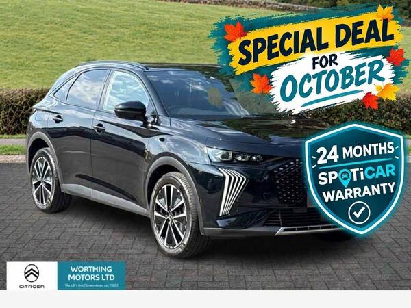 Black 2025 DS DS 7 Hatchback Front-wheel drive Automatic