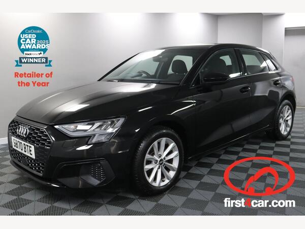 Black 2020 Audi A3 Hatchback Front-wheel drive Manual