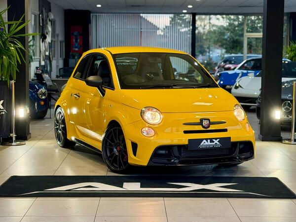 Yellow 2016 Abarth 695 Hatchback Front-wheel drive Manual